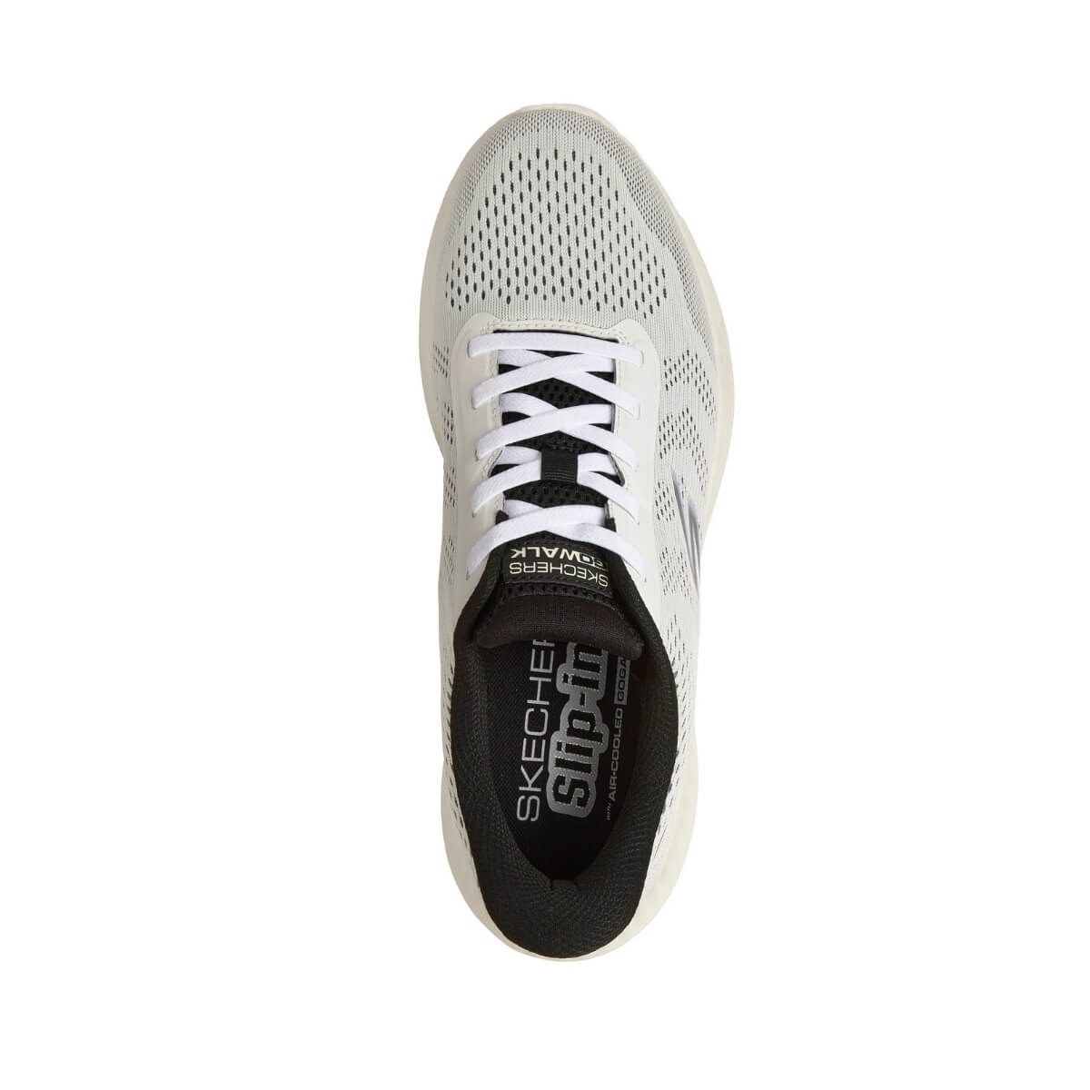 SKECHERS SNEAKERS SLIP INS 216375 WBK BIANCO