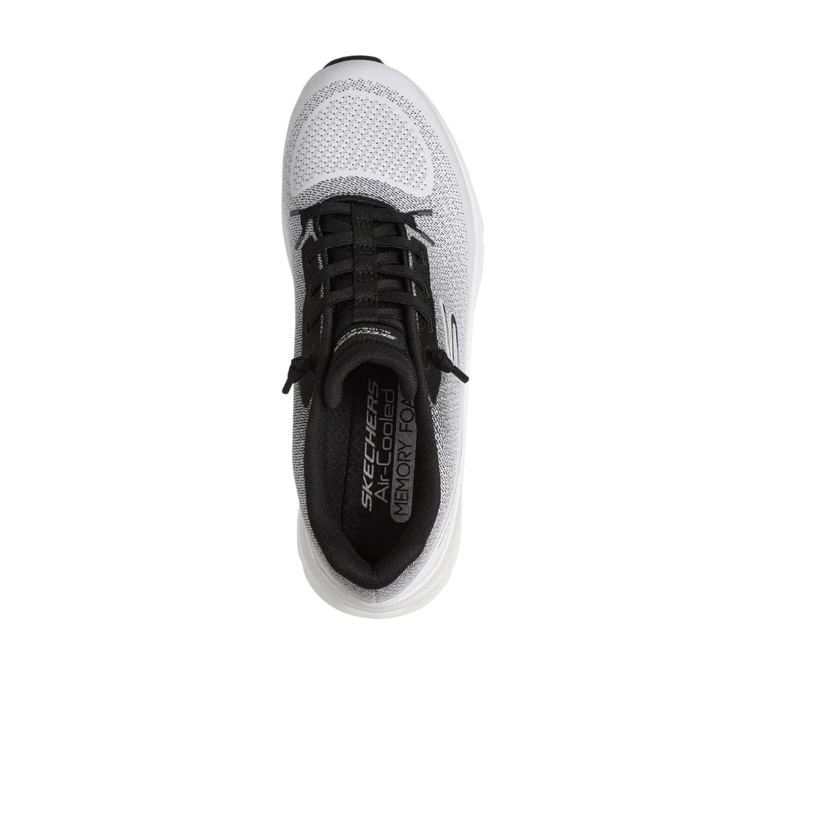 SKECHERS SNEAKERS GLIDE STEP 150437 WBK BIANCO