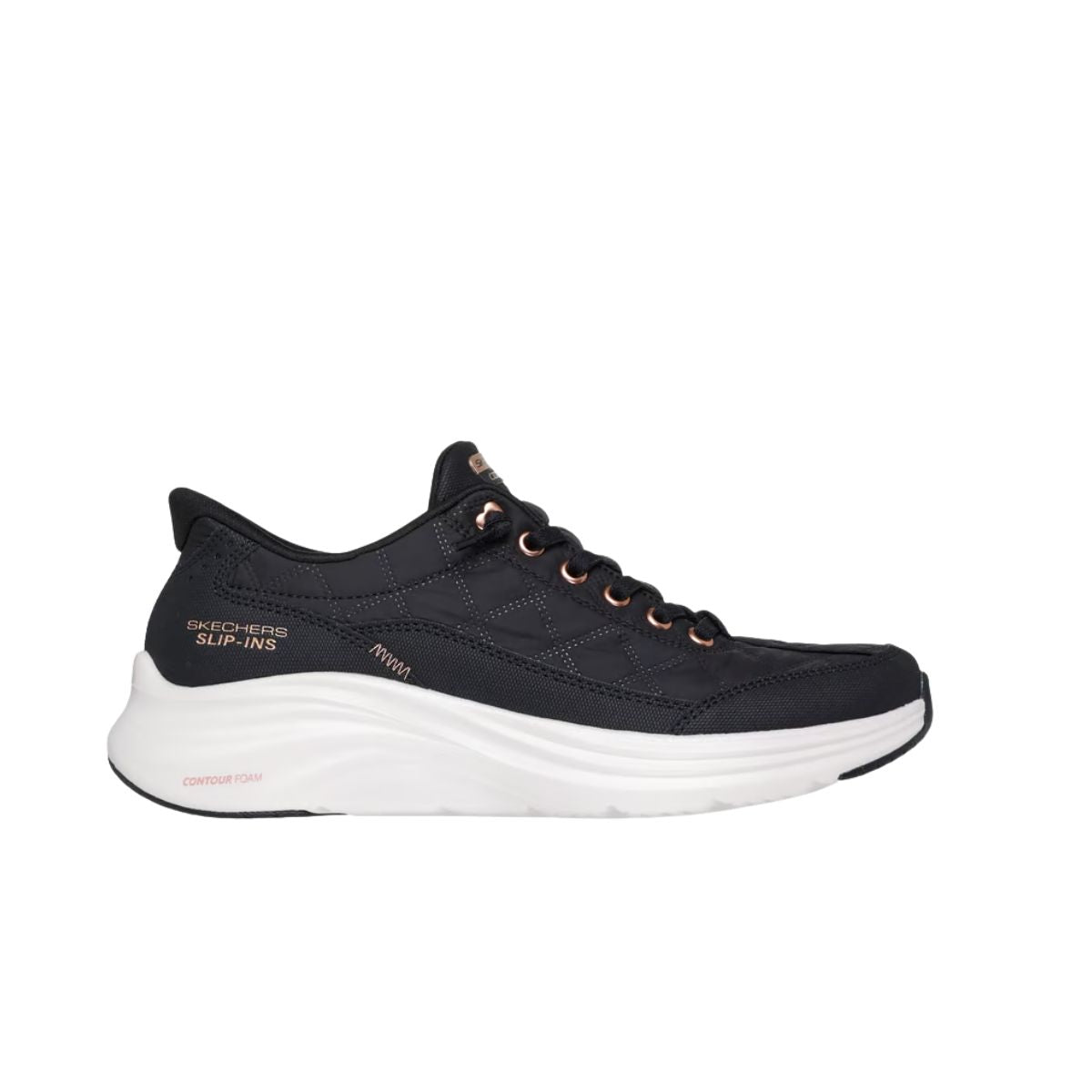 SKECHERS SNEAKERS GOLDEN HOUR 150413 BKRG NERO