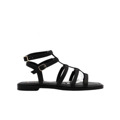 SPAZIO CORRIDONI SANDALO SCHIAVA 7074 NERO