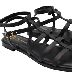 SPAZIO CORRIDONI SANDALO SCHIAVA 7074 NERO