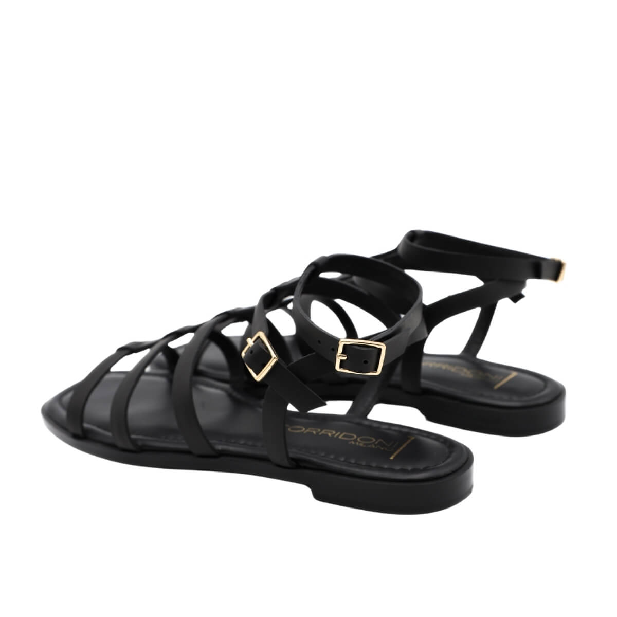SPAZIO CORRIDONI SANDALO SCHIAVA 7074 NERO