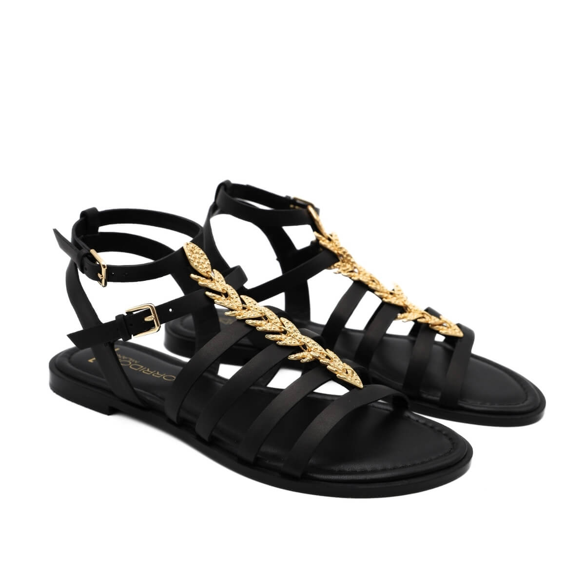SPAZIO CORRIDONI SANDALO SCHIAVA 8564 NERO