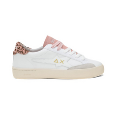 SUN68 SNEAKER Z44114-0104 BIANCO ROSA