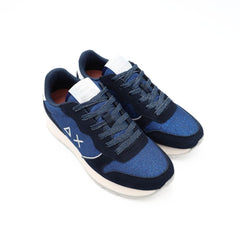 SUN68 SNEAKER Z34203-07 LUREX BLU