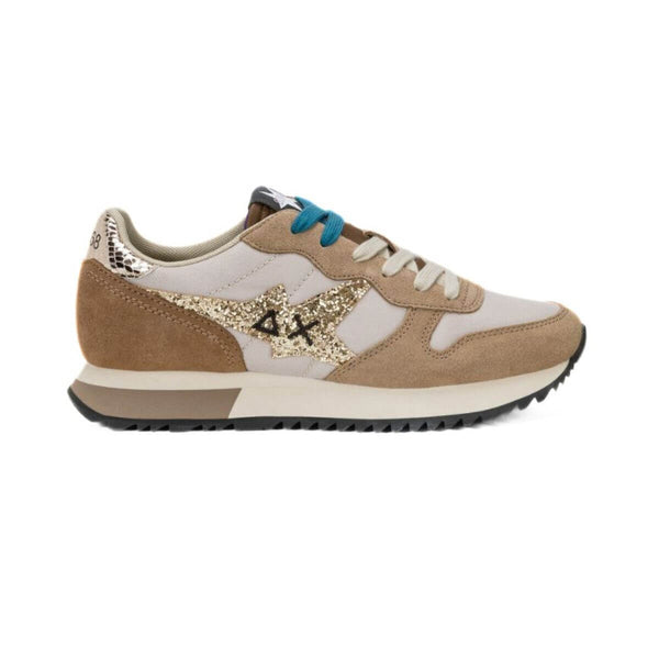 スニーカー SUN68 Woman Sneakers Beige BZ35209 16 Sun68 | Women's Sneakers Stargirl Beige Brown | Buy at derna.it