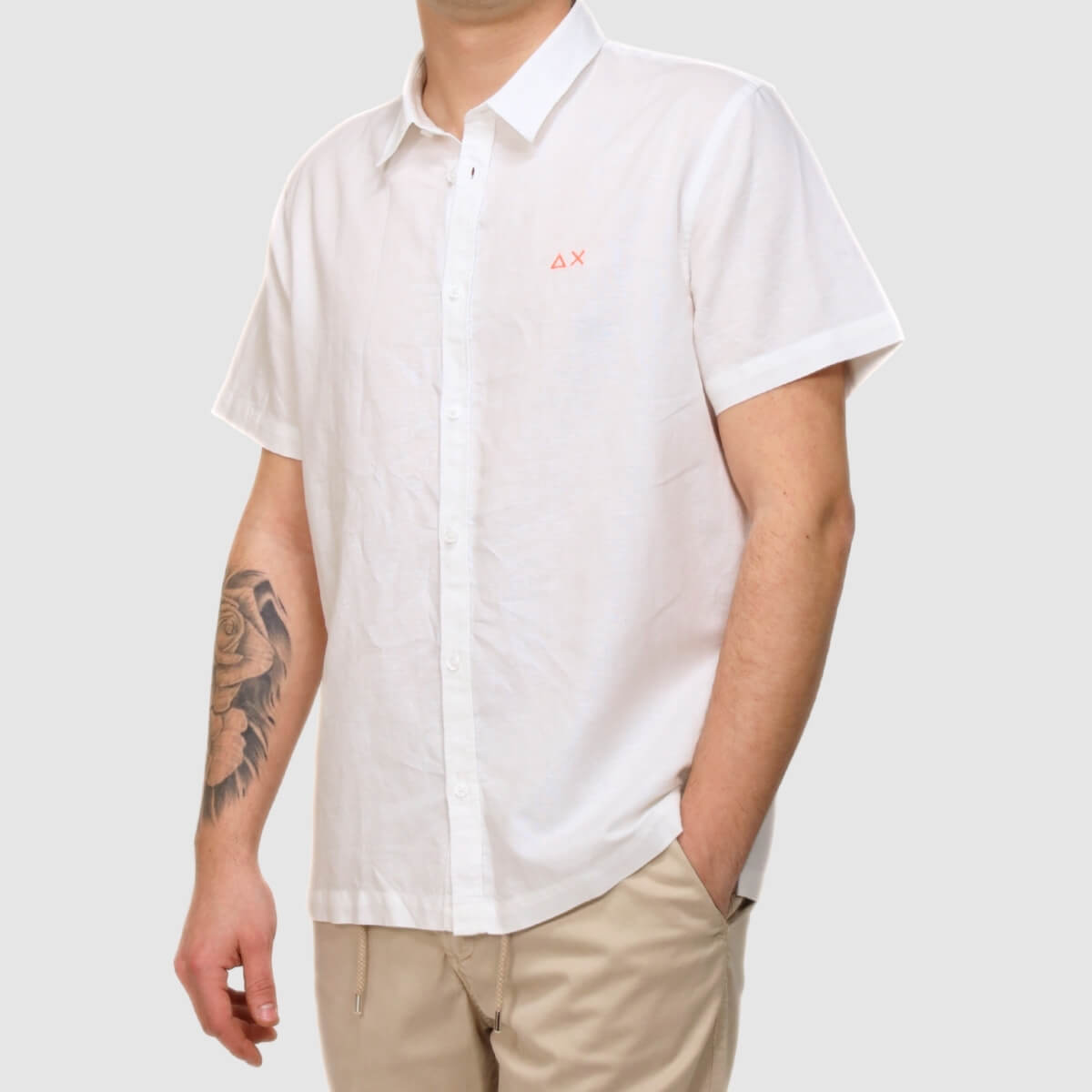 SUN68 CAMICIA S36121 BIANCA