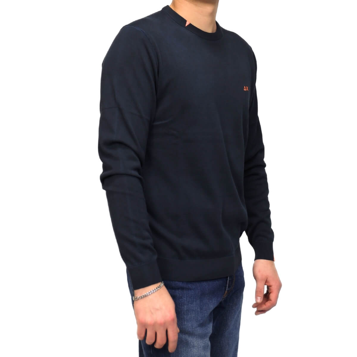 SUN68 MAGLIONCINO K36160 07 BLU