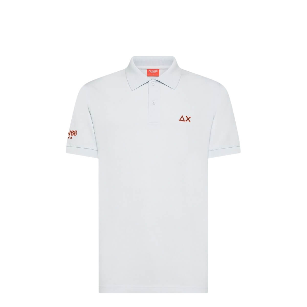 SUN68 POLO A36150 01 BIANCO