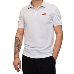 SUN68 POLO A36150 01 BIANCO