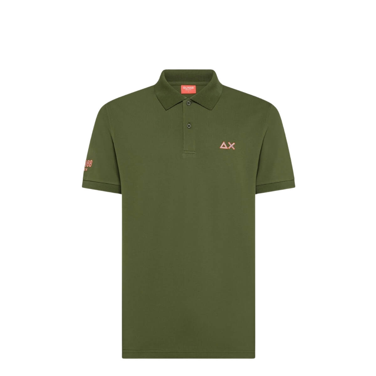 SUN68 POLO A36150 37 VERDE MILITARE