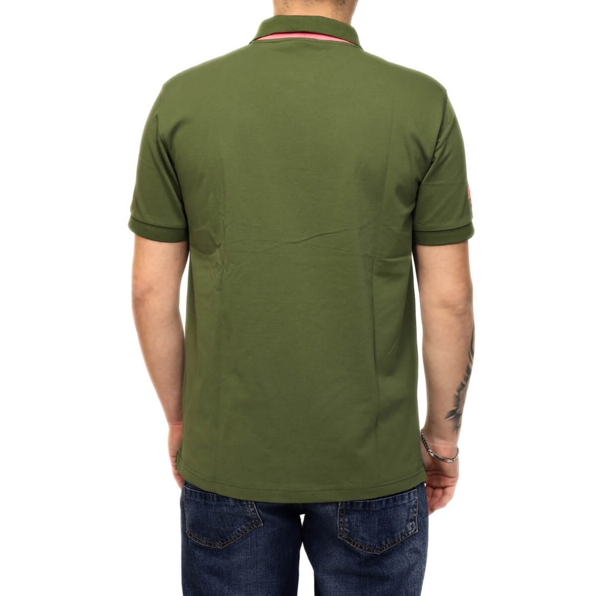 SUN68 POLO A36150 37 VERDE MILITARE