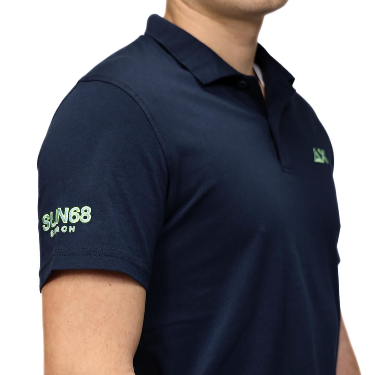 SUN68 POLO A36160 07 BLU