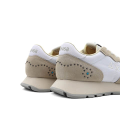 SUN68 SNEAKERS BZ36205 BIANCHE CON BORCHIE