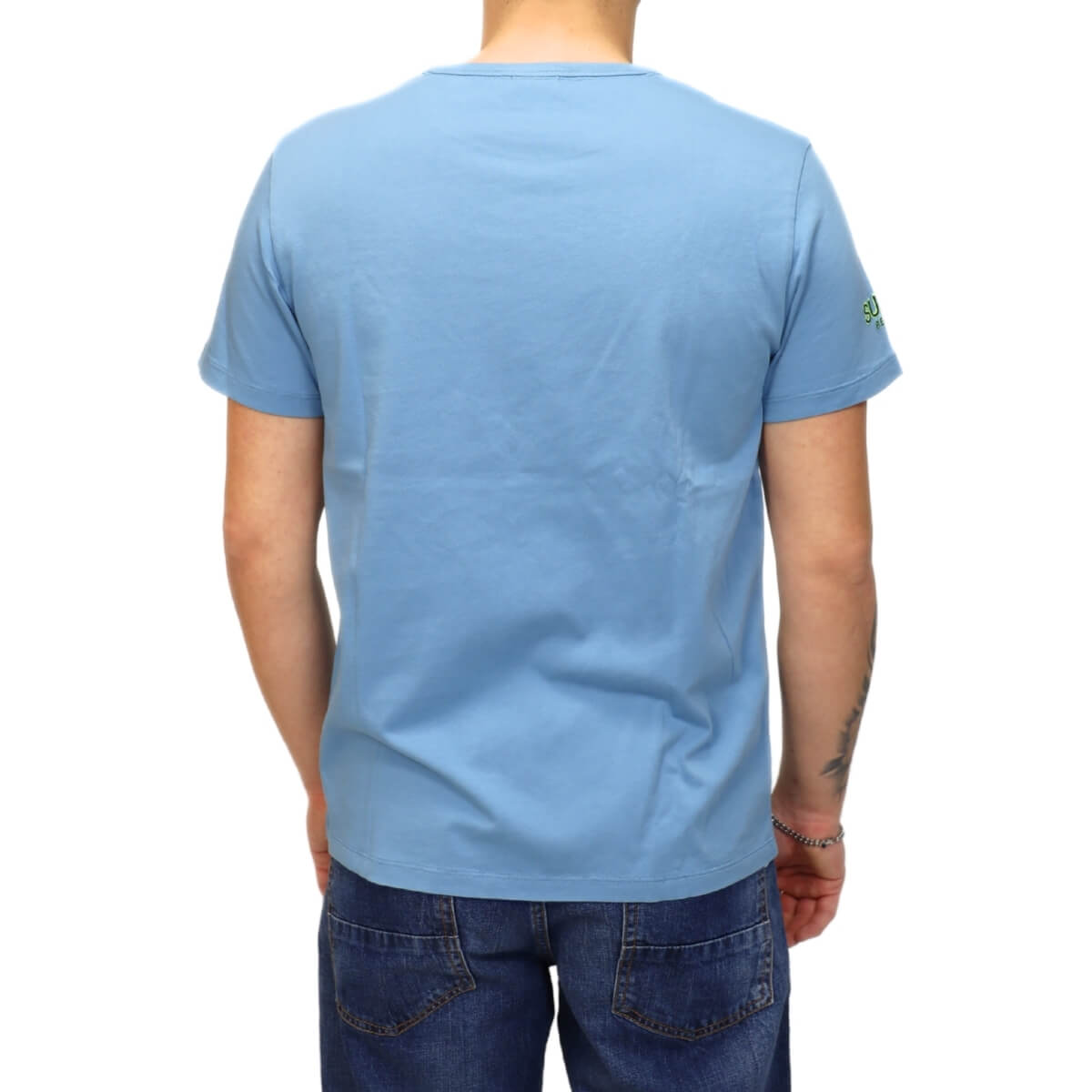 SUN68 T-SHIRT T36140 56 AZZURRO