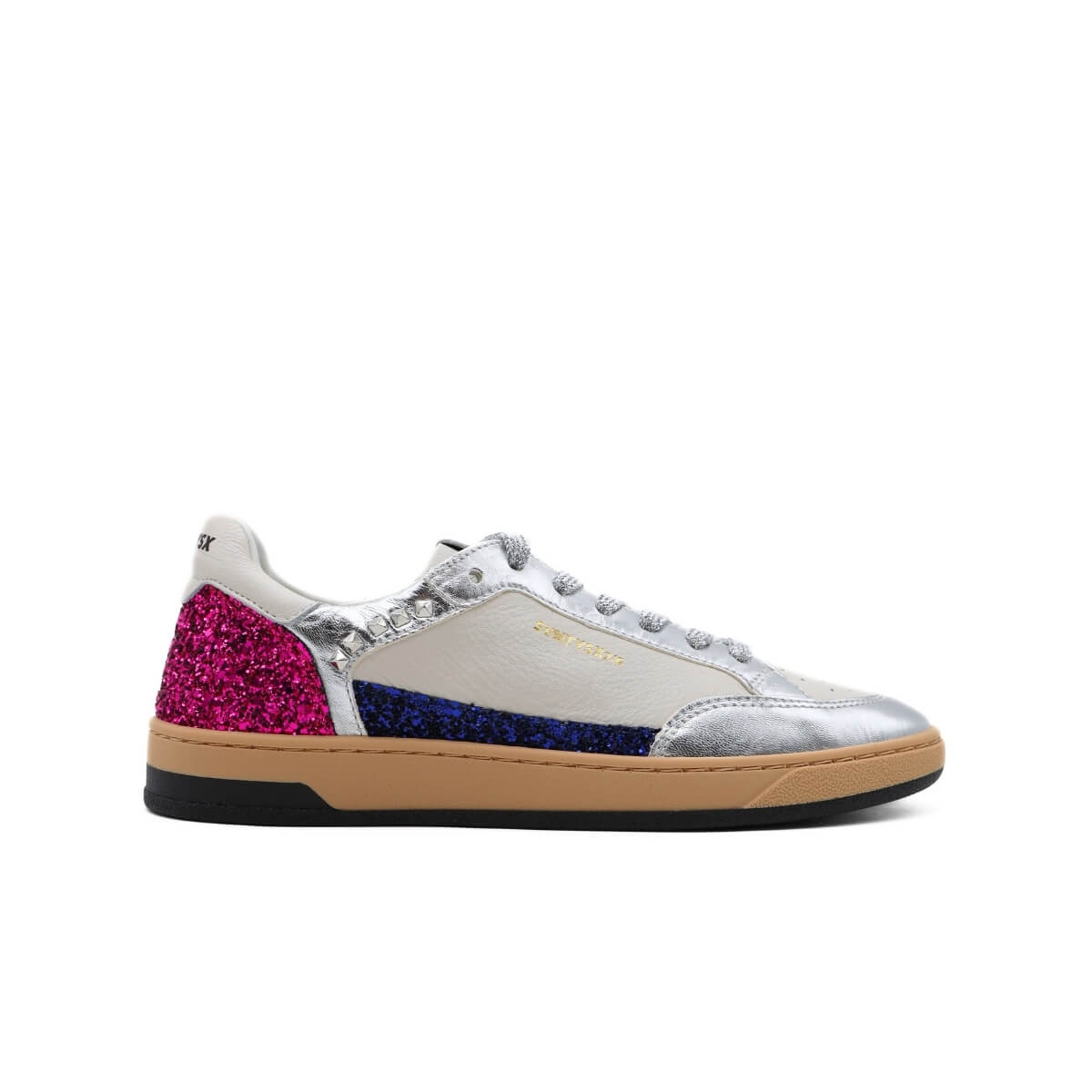 SVNTYSX 7/6 SNEAKERS STAY-D06 BIANCO/ARGENTO