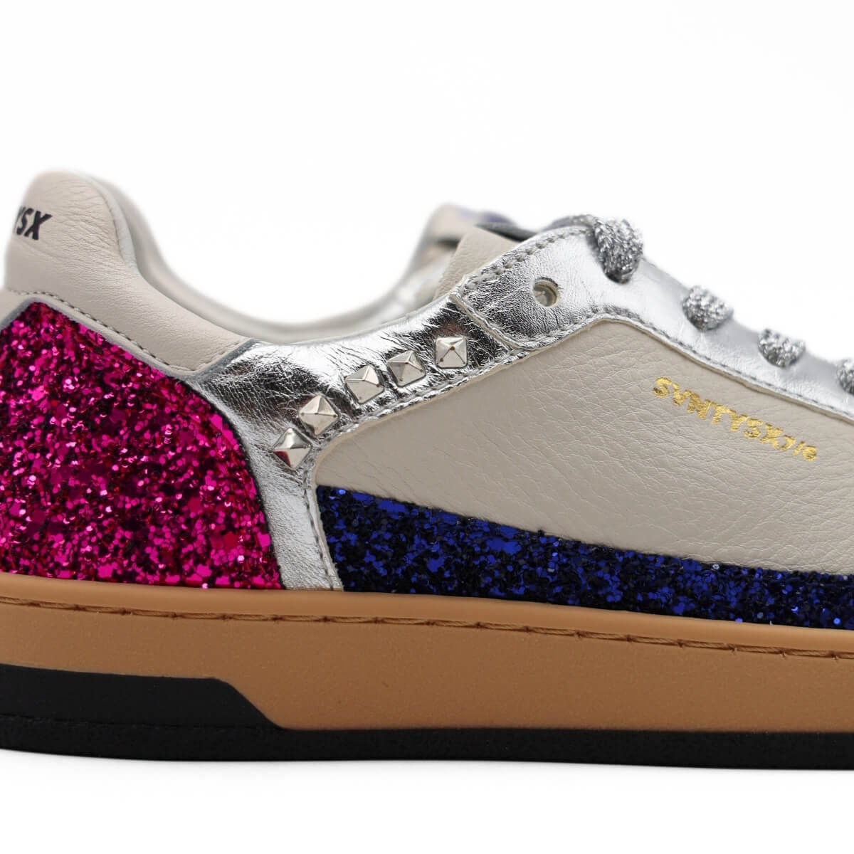 SVNTYSX 7/6 SNEAKERS STAY-D06 BIANCO/ARGENTO