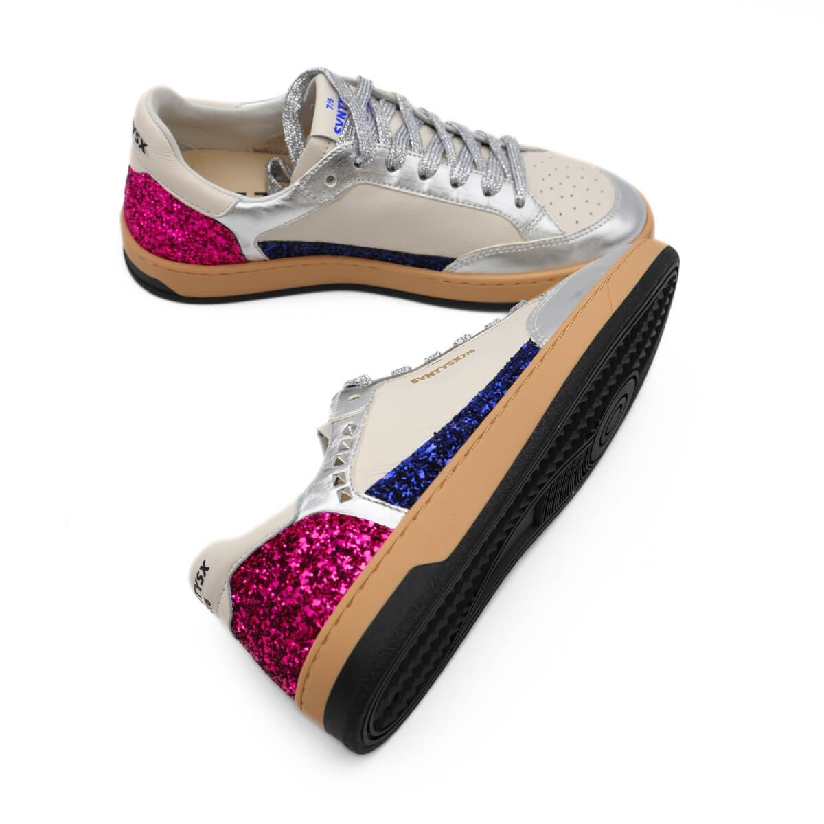SVNTYSX 7/6 SNEAKERS STAY-D06 BIANCO/ARGENTO
