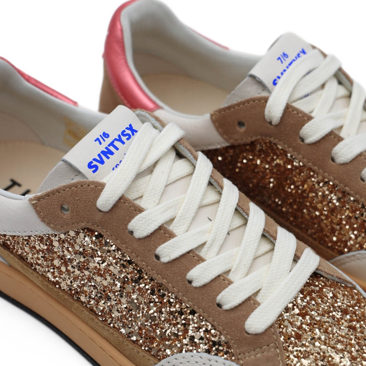 SVNTYSX 7/6 SNEAKERS STAY-D09 GLITTER ORO