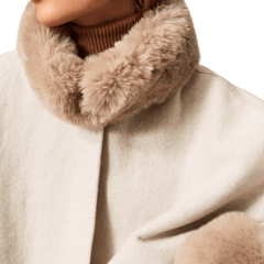 TWINSET MANTELLA TO5130 BIANCO PANNA