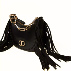 TWINSET BORSA HOBO MINI MELROSE TB7123 NERO
