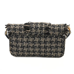 TWINSET BORSA TB7180 TWEED NERO