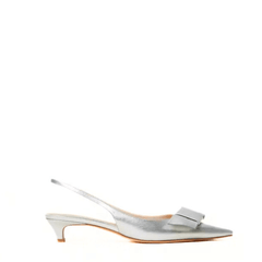 TWINSET SLINGBACK TCP090 ARGENTO