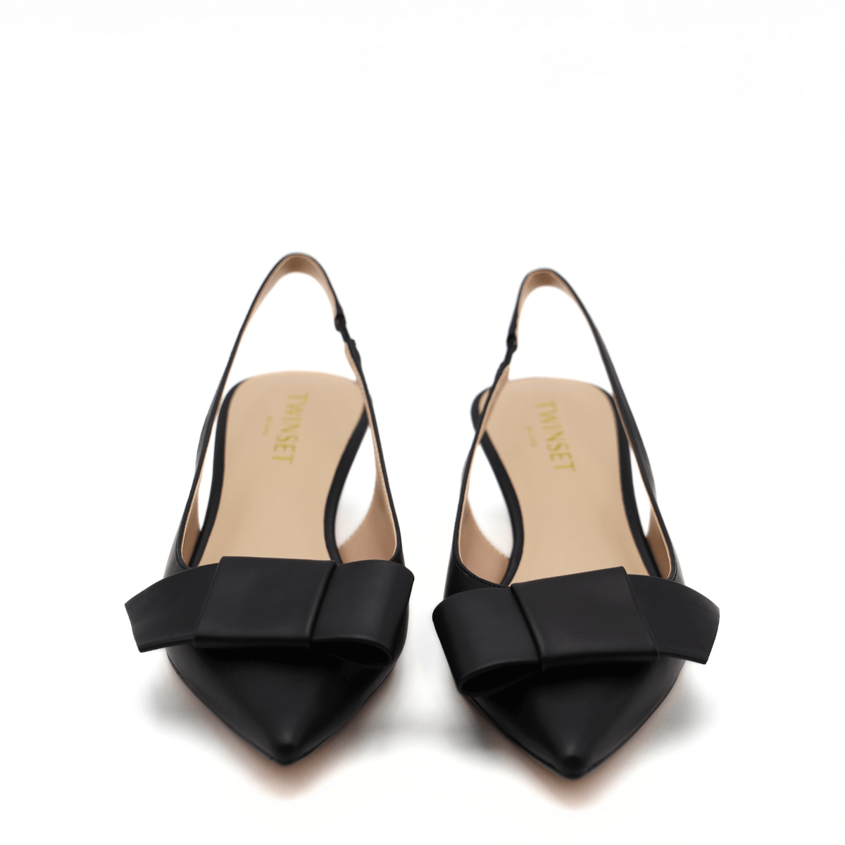 TWINSET SLINGBACK TCP090 NERO