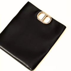 TWINSET BORSA LILA FLAT TD8090 NERO