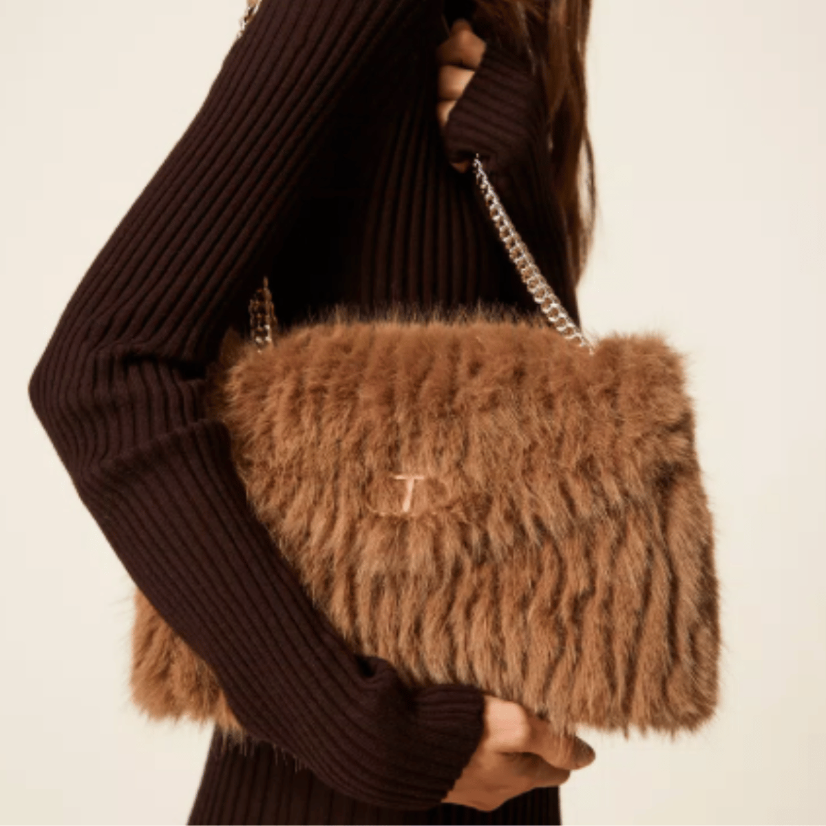 TWINSET BORSA DREAMY TD8230 TAUPE