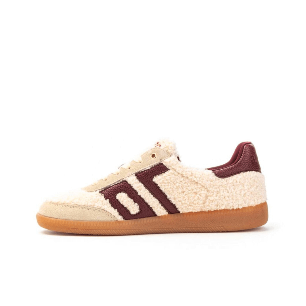 BACK70 SNEAKERS TEDDY 303 PANNA BORDEAUX