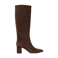 TWINSET STIVALE CAMOSCIO TGT162 MARRONE