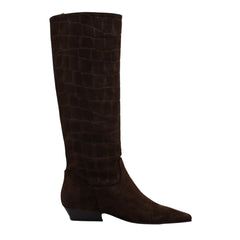 THE SELLER STIVALE ALTO MW077 COCCO MARRONE