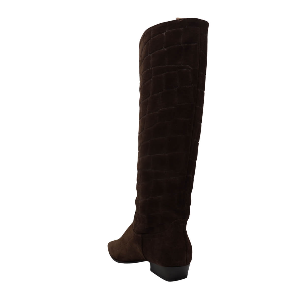 THE SELLER STIVALE ALTO MW077 COCCO MARRONE