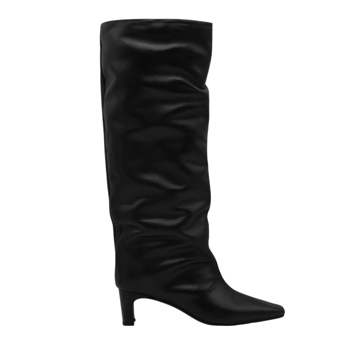 THE SELLER STIVALE ALTO TE1000 PELLE NERO