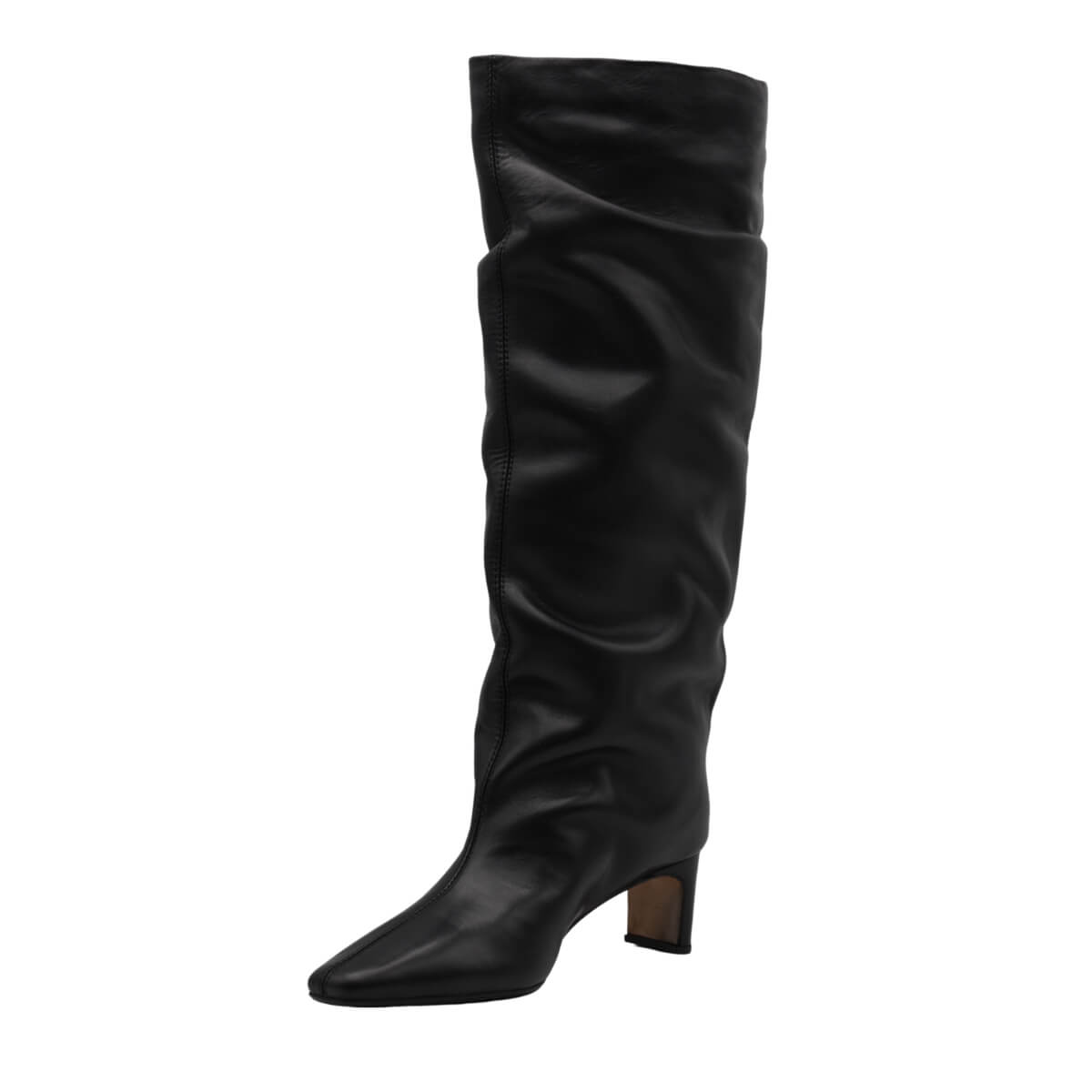 THE SELLER STIVALE ALTO TE1000 PELLE NERO