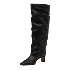 THE SELLER STIVALE ALTO TE1000 PELLE NERO