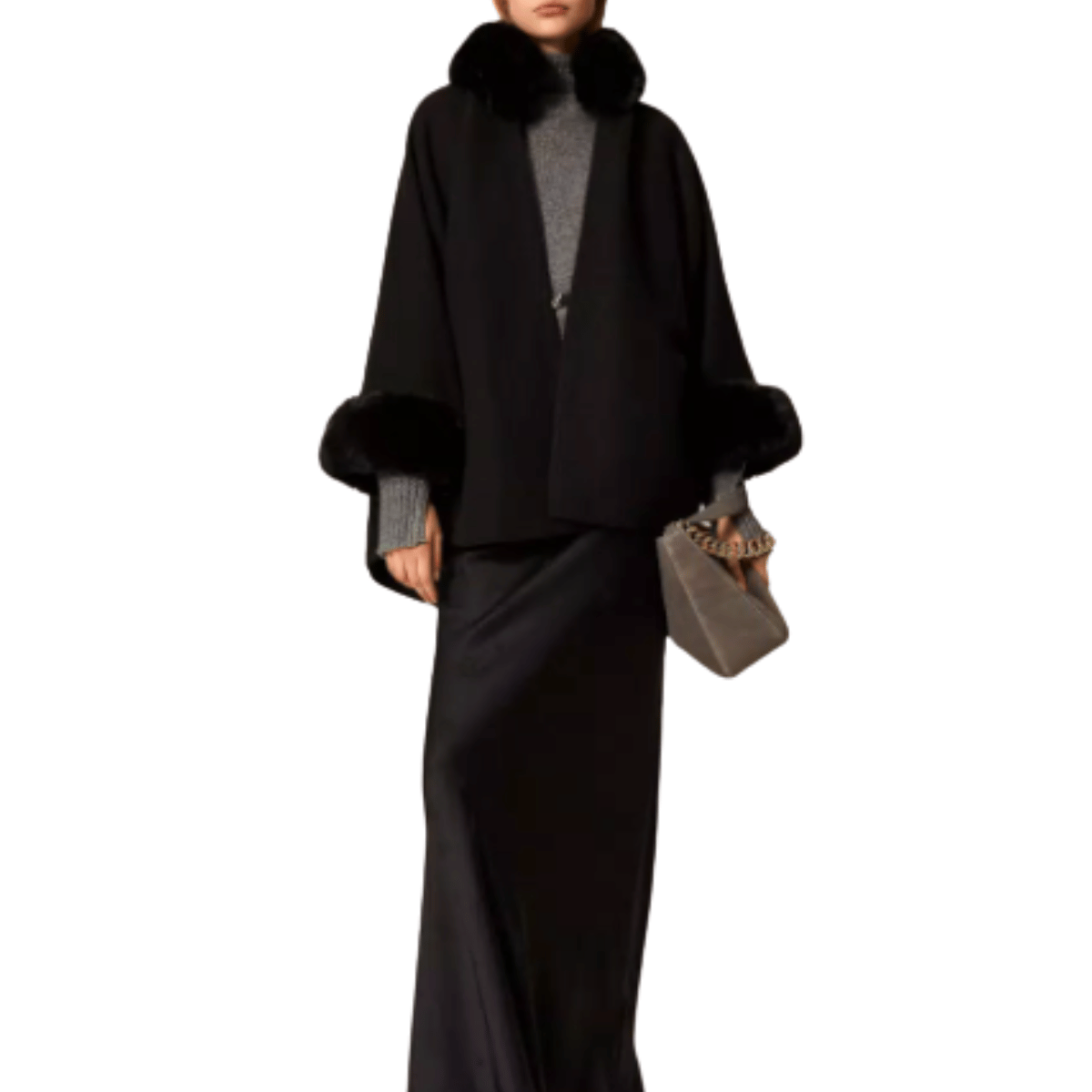 TWINSET MANTELLA TO5130 NERO