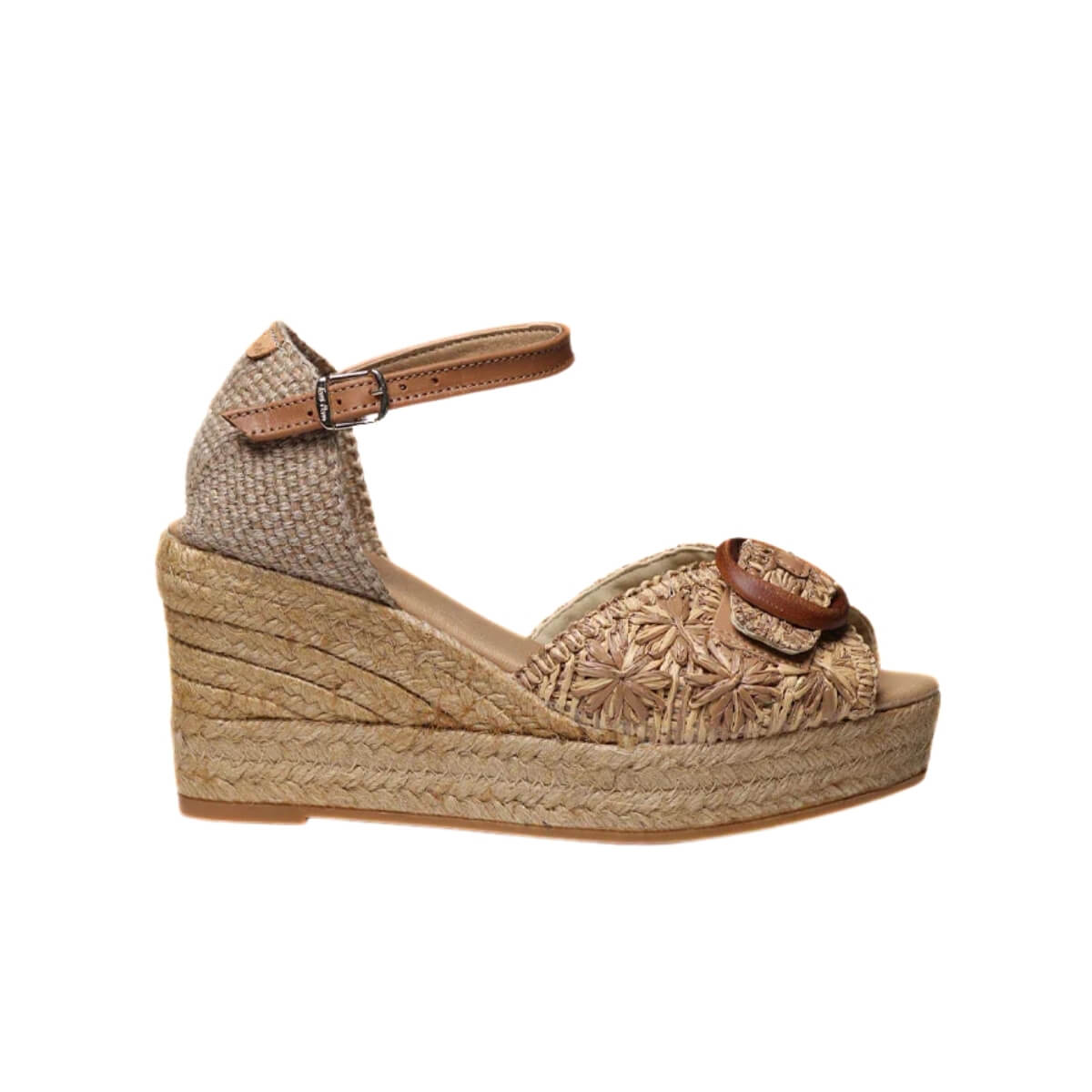 TONI PONS SANDALO LIA RAFIA BEIGE