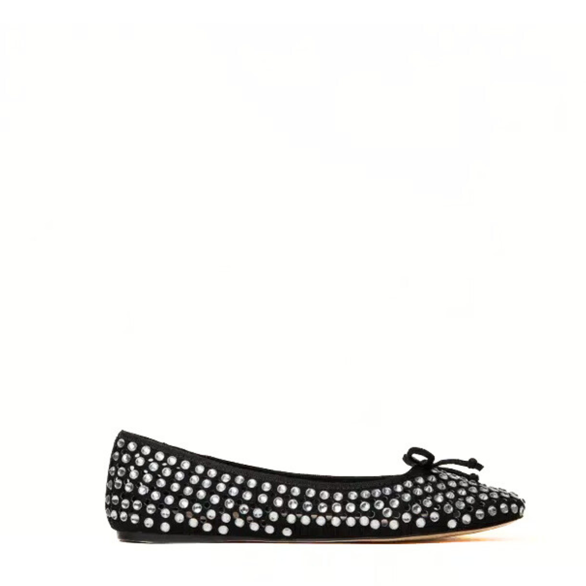 TWINSET BALLERINA ACP016 NERO STRASS