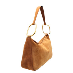 Borsa Twinset Liliane in camoscio color cuoio