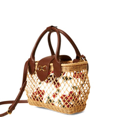 TWINSET BORSA CHERRY BAG 261TD8252 CUOIO