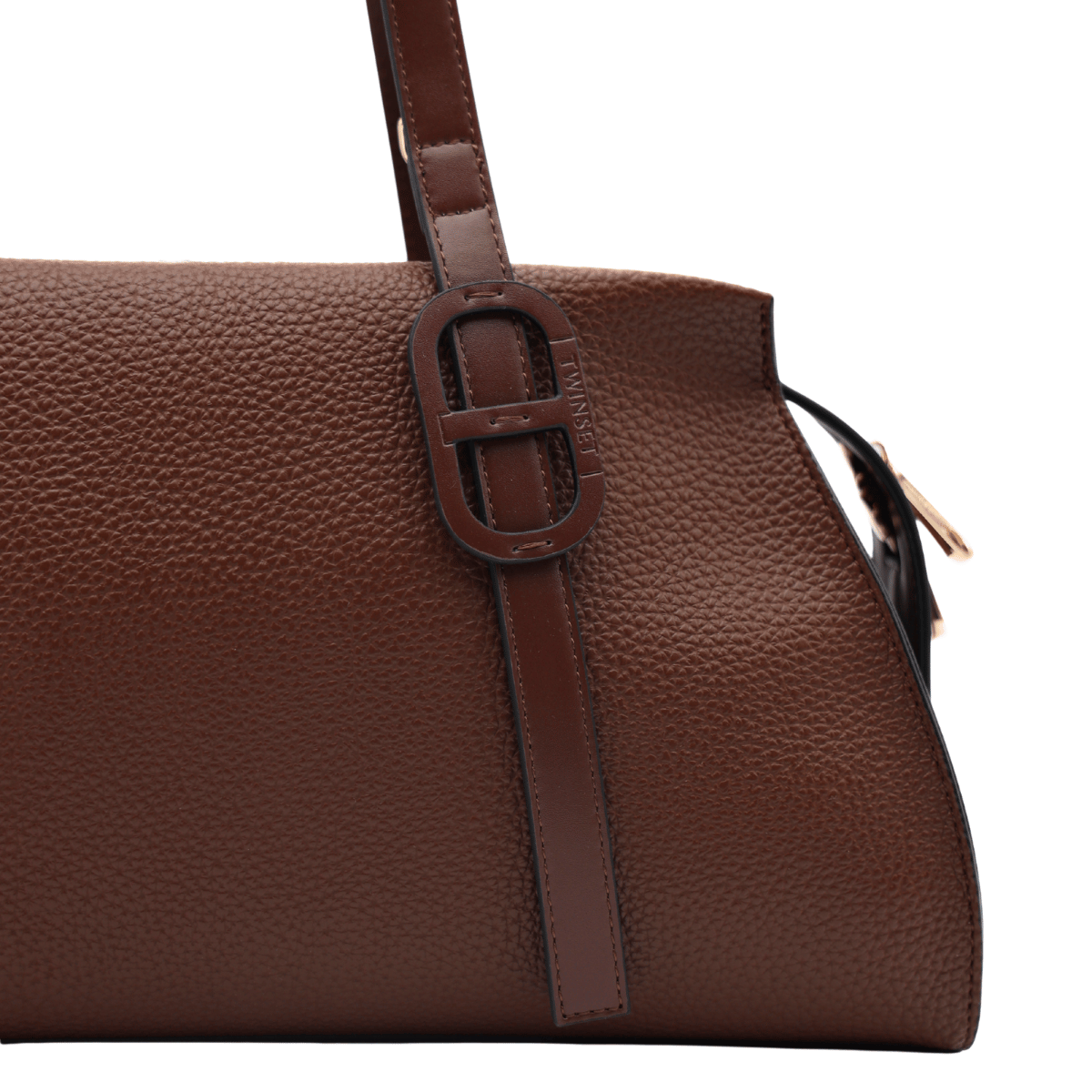 TWINSET BORSA COUNTRY IDENTITY TD828 MARRONE