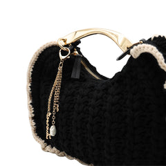 TWINSET BORSA CROCHET 262TB7290 10180 NERO