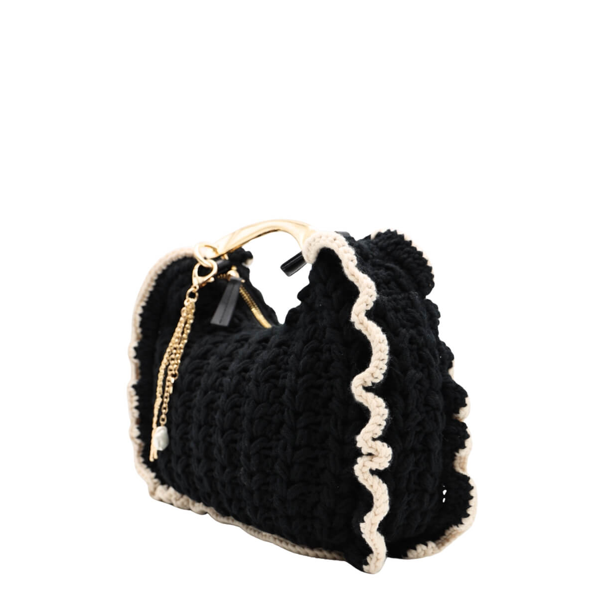 TWINSET BORSA CROCHET 262TB7290 10180 NERO