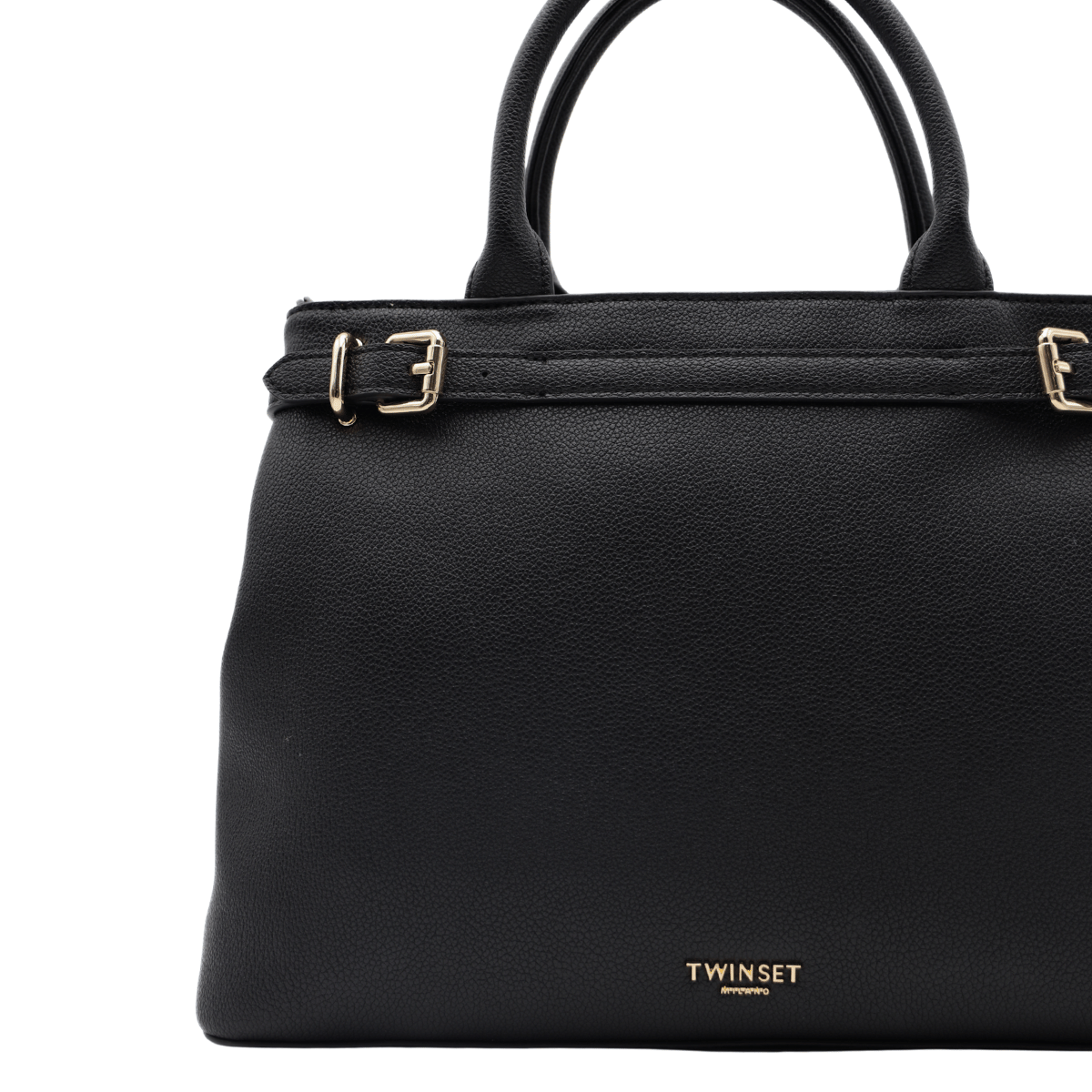 TWINSET BORSA DOUBLE BUCKLE TB7011 NERO