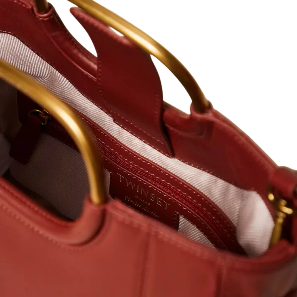 TWINSET BORSA ELLIPSE 261TD8451 13332 MATTONE