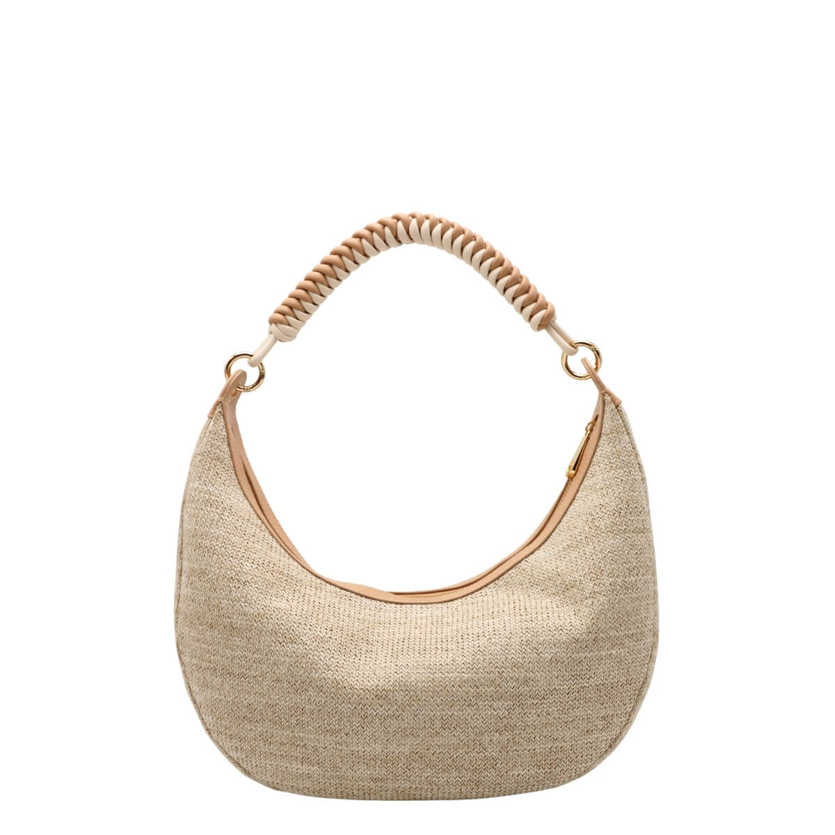 Borsa Twinset Hobo 261TB7051 Beige dal desgn raffinato