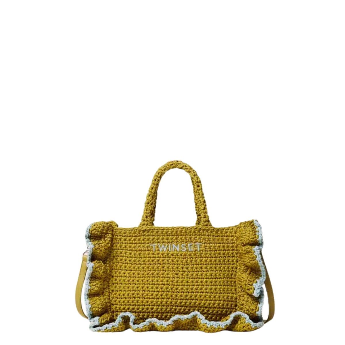 TWINSET BORSA LA COROLLE CROCHET 261TD8291 13497 VERDE