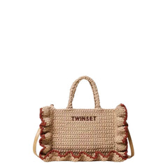 TWINSET BORSA LA COROLLE CROCHET 261TD8291 13498 BEIGE